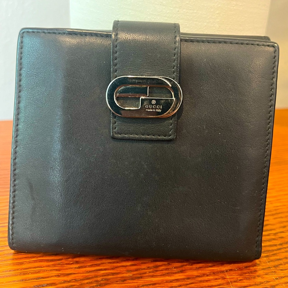 Gucci Black Leather Wallet